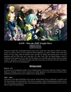 Gate: Thus the JSDF Fought There! Poster