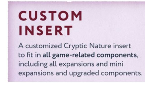 What’s up with the insert? | Cryptic Nature