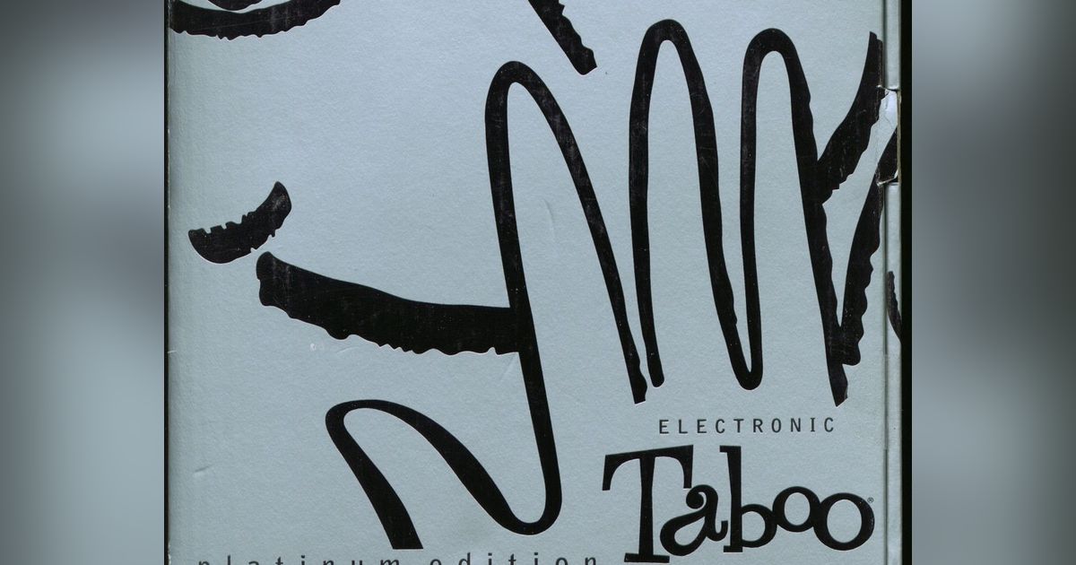 Electronic taboo platinum edition store