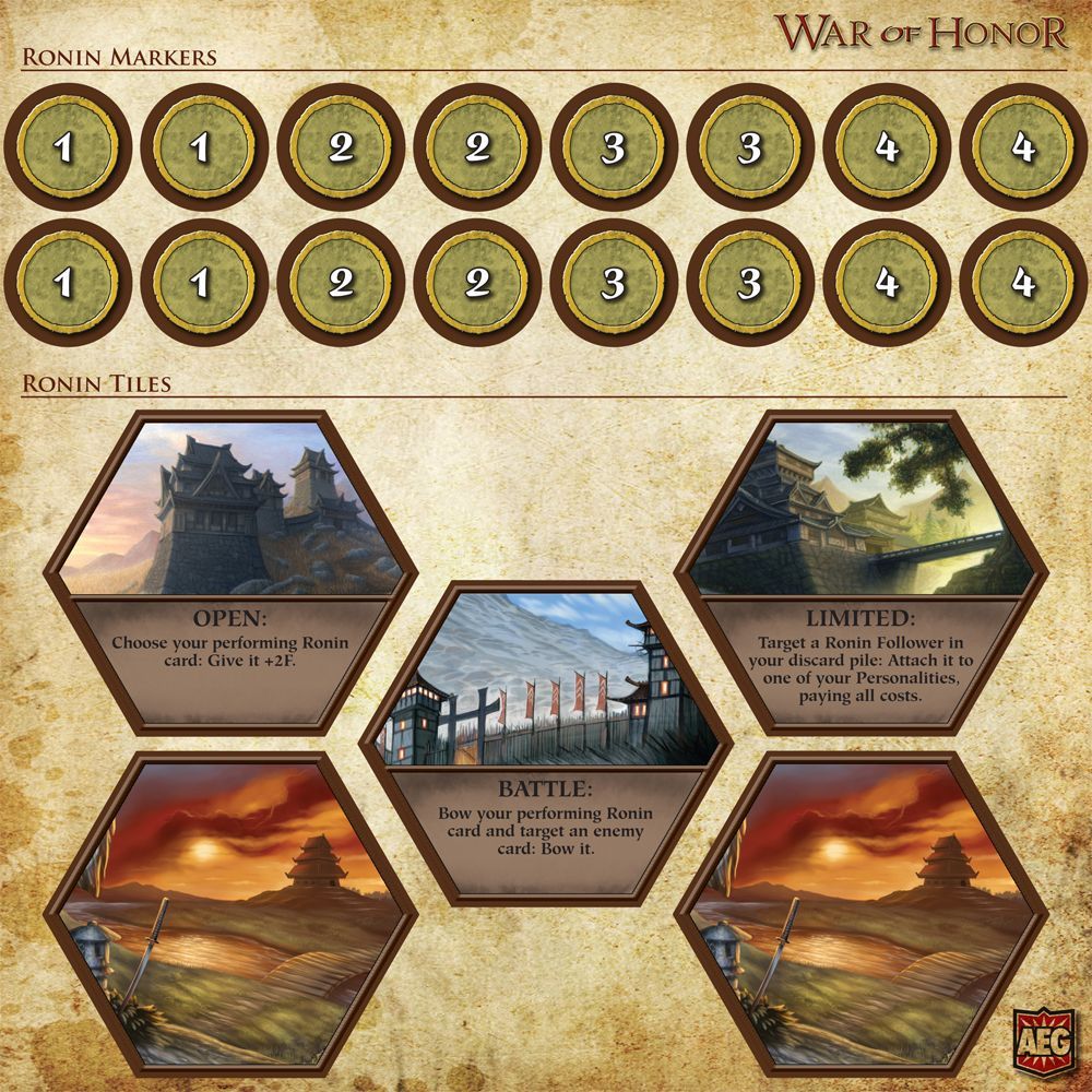 War of Honor: Ronin Tile Set box art