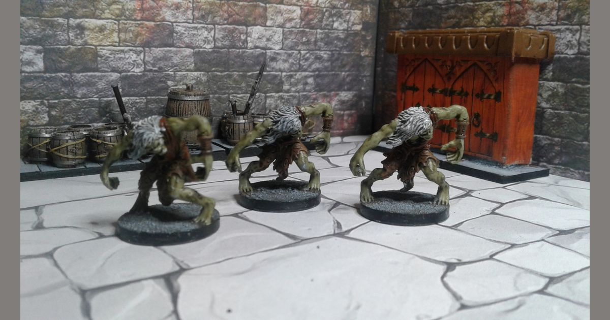 Dungeons and Dragons Zombies Painting by numbers BoardGameGeek