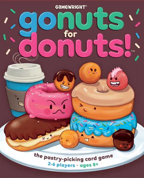 Go Nuts for Donuts, Gamewright, 2017 — front cover