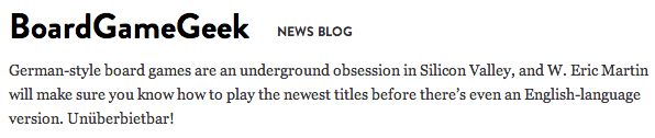 Links: Faidutti on the Culture of Game Design, Solis on Idea Stealing &amp; Wired on Sites You Should Follow (Hint, Hint)