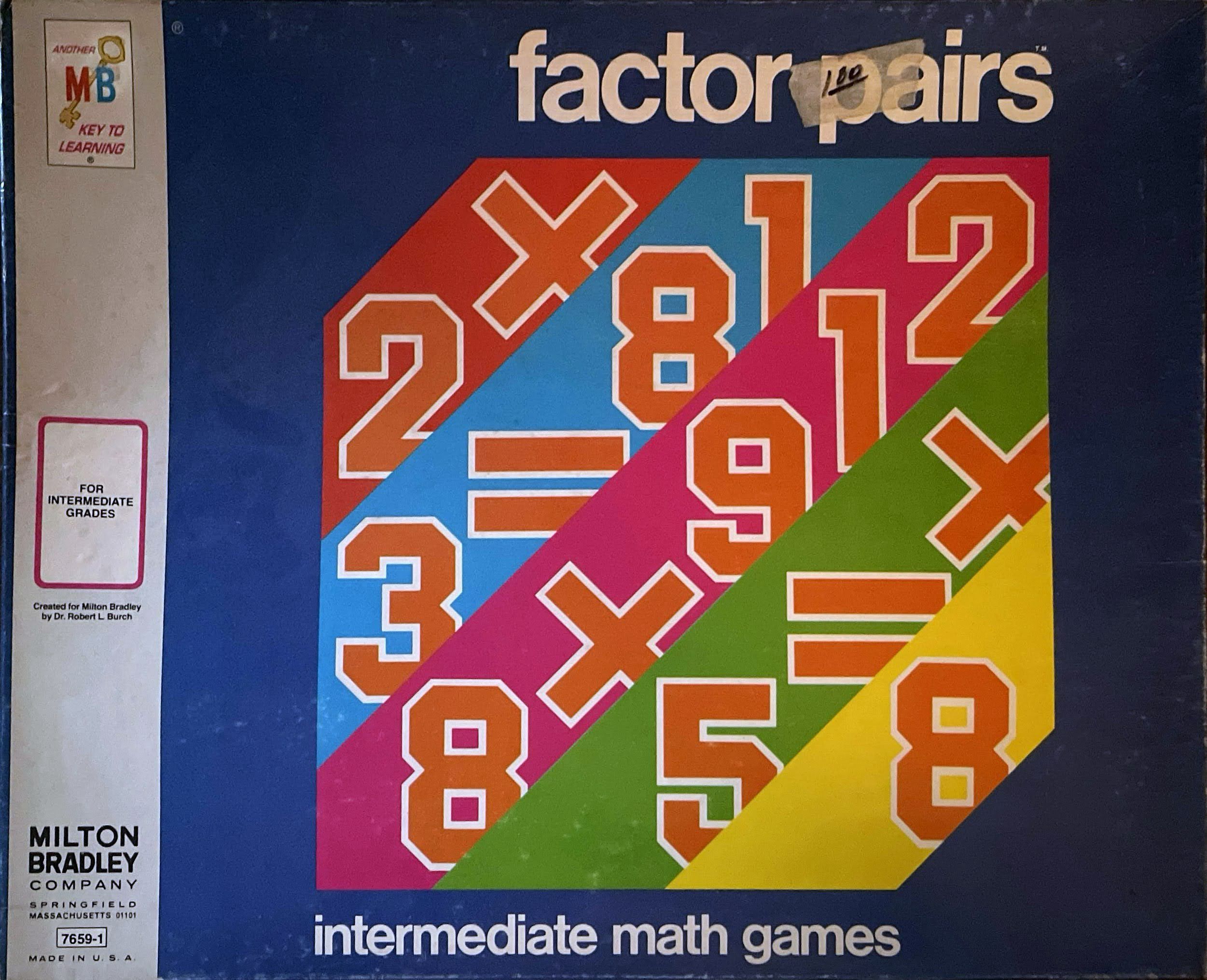 factor pairs