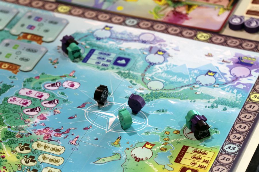 In the magical land of Navoria, new and strange continents have emerged from the sea   @ Spiel Doch '25 Dortmund - Germany