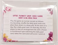 The Little Flower Shop Dice Game: Daily Goal Pack