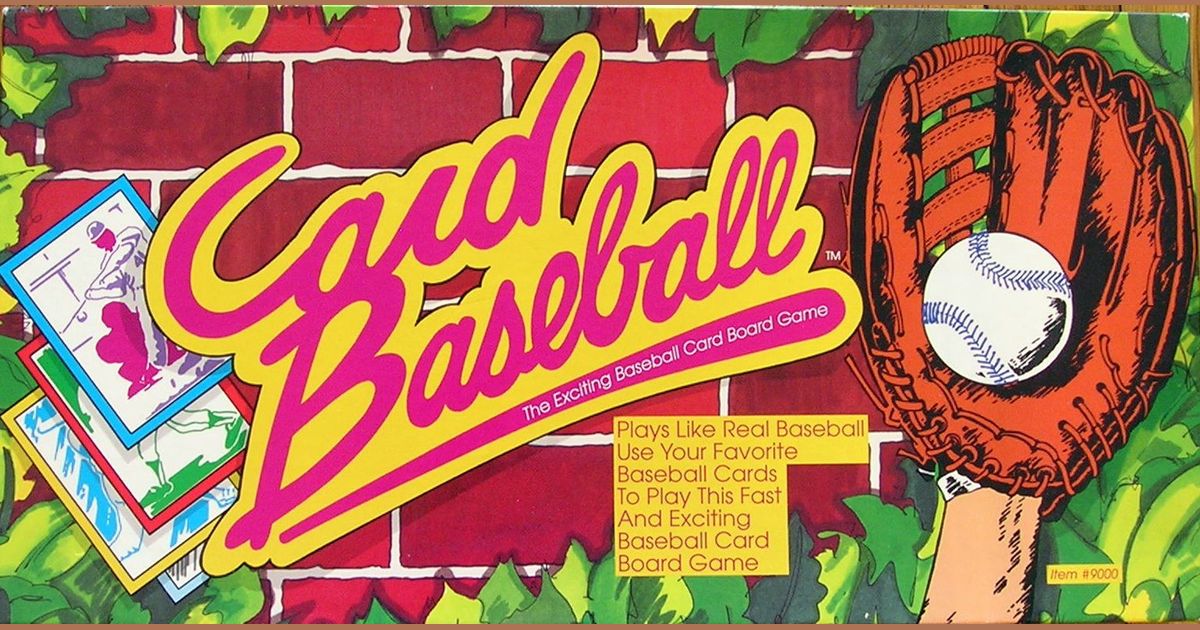 Card Baseball The Exciting Baseball Card Board Game Board Game