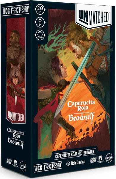 Unmatched: Little Red vs Beowulf - Spanish edition box