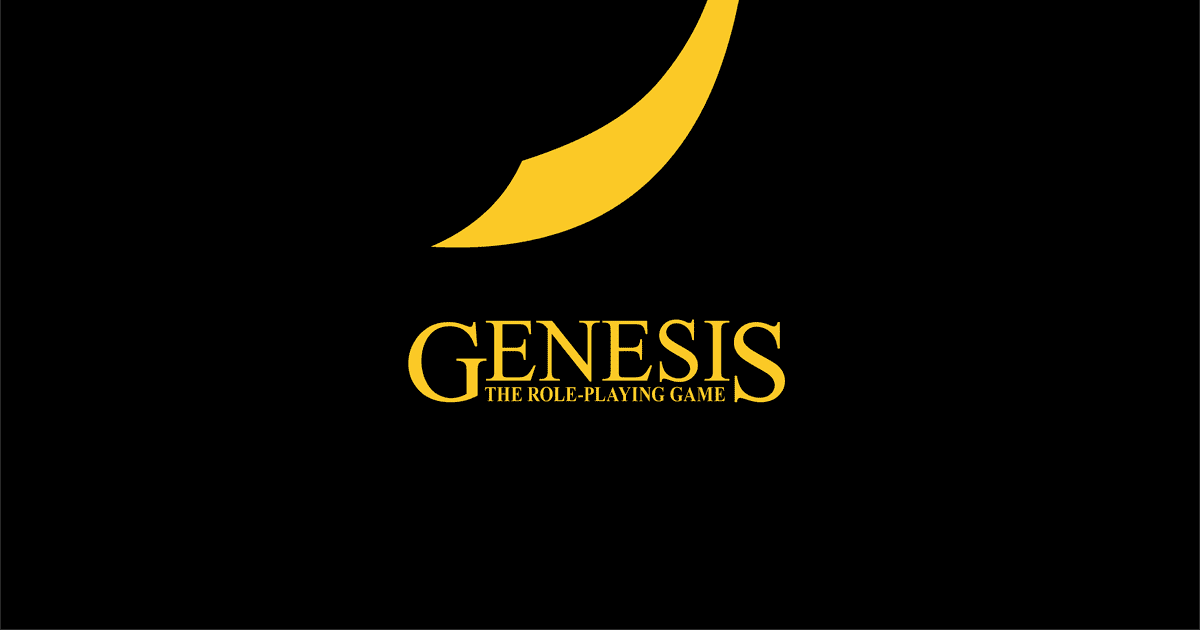 Genesis: The Role Playing Game | RPG Item | RPGGeek