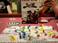 I upgraded all of the cubes with samurai meeples,…
