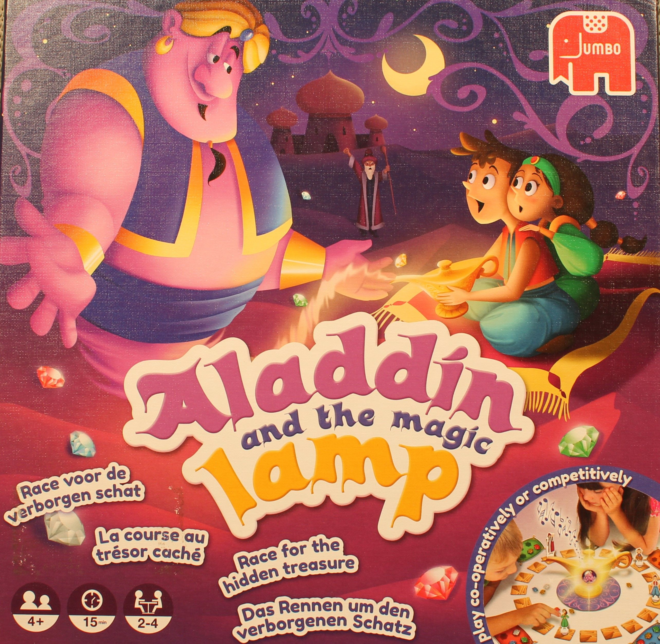 Cover art for Aladdin and the magic lamp
