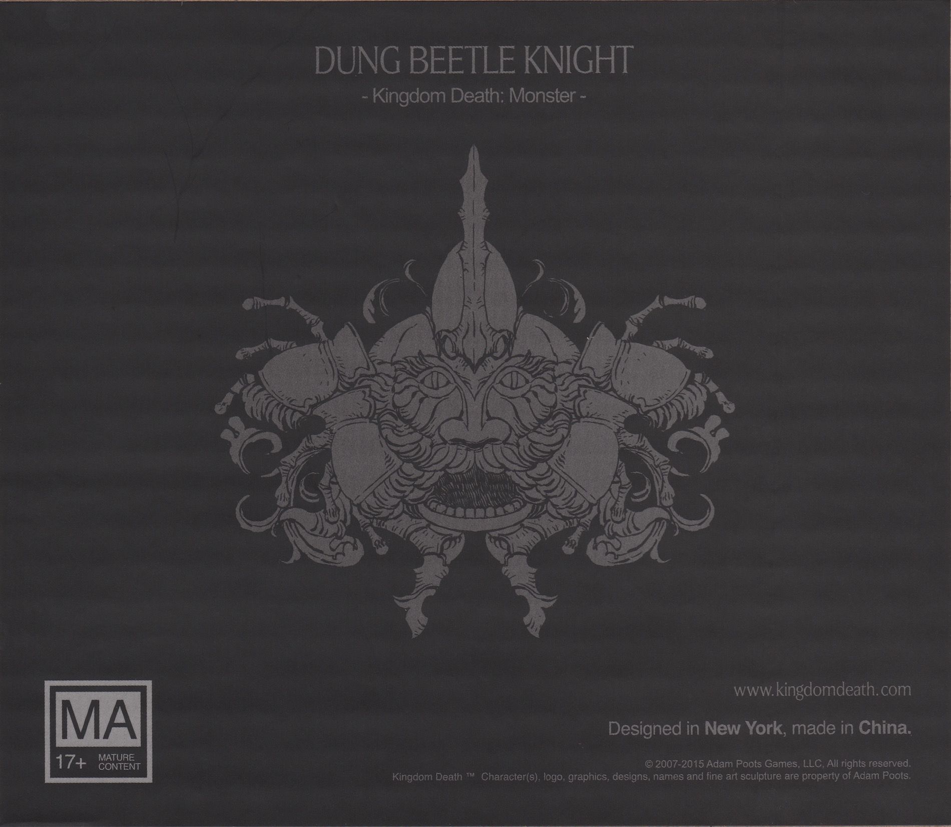 Kingdom Death: Monster – Dung Beetle Knight Expansion cover art