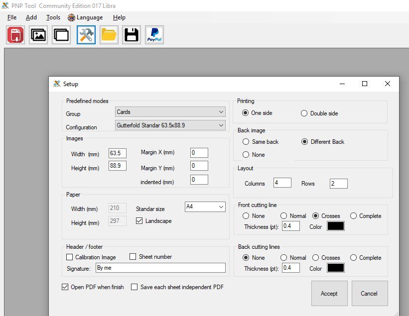 Tool for help with your game prototype / tabletop / pnp | Print and Play
