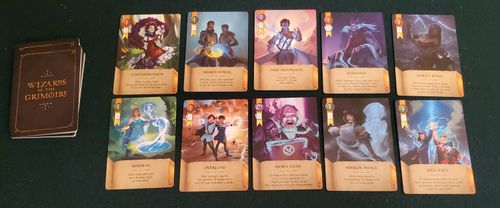 Wizards of the Grimoire Preview - One Board Family