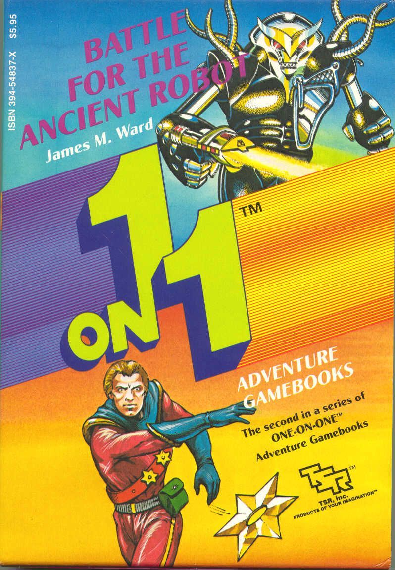 1 on 1 Adventure Gamebooks: Battle for the Ancient Robot cover