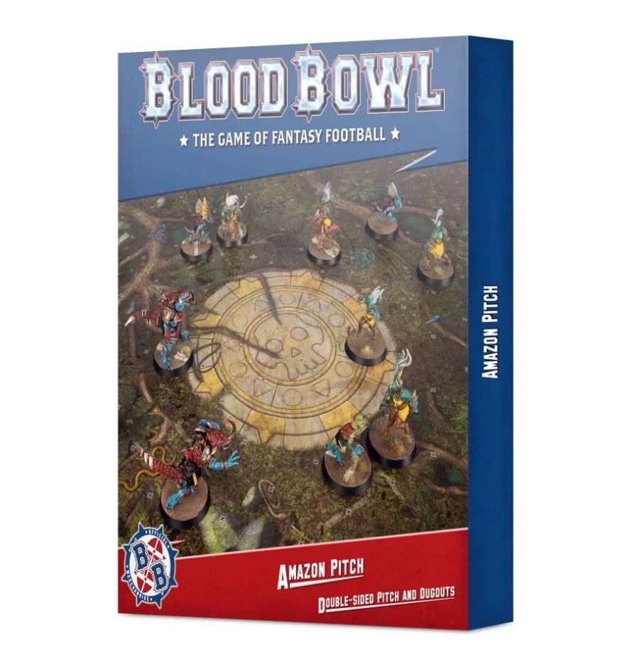 Blood Bowl (2016 Edition): Amazon Pitch – Double-sided Pitch and Dugouts cover