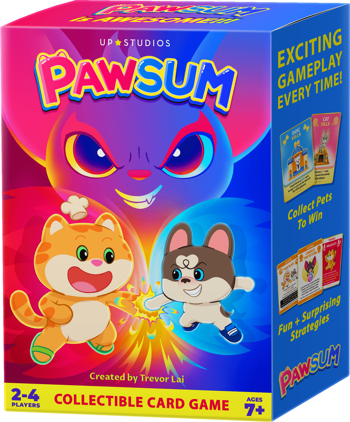 Cover art for PAWSUM Pets Collectible Card Game