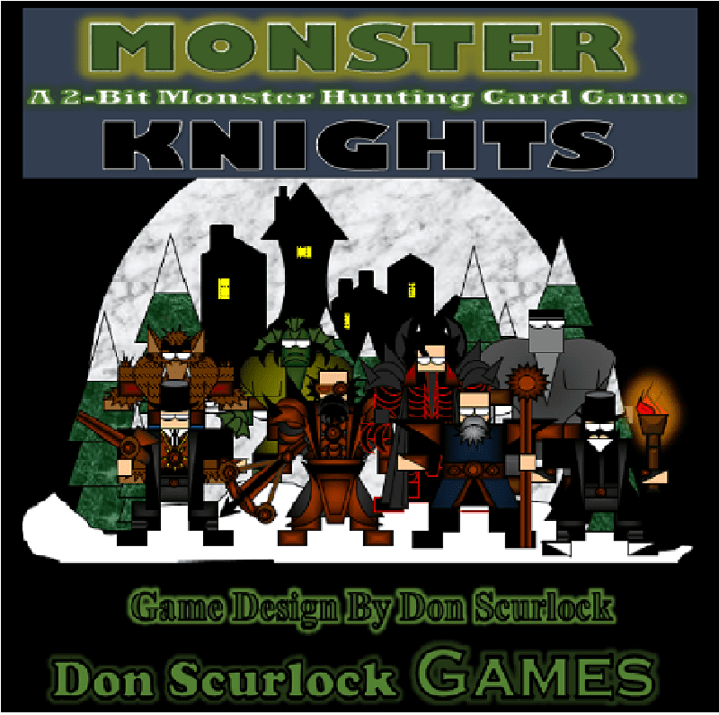 Monster Knights: A 2-Bit Monster Hunting Card Game cover art