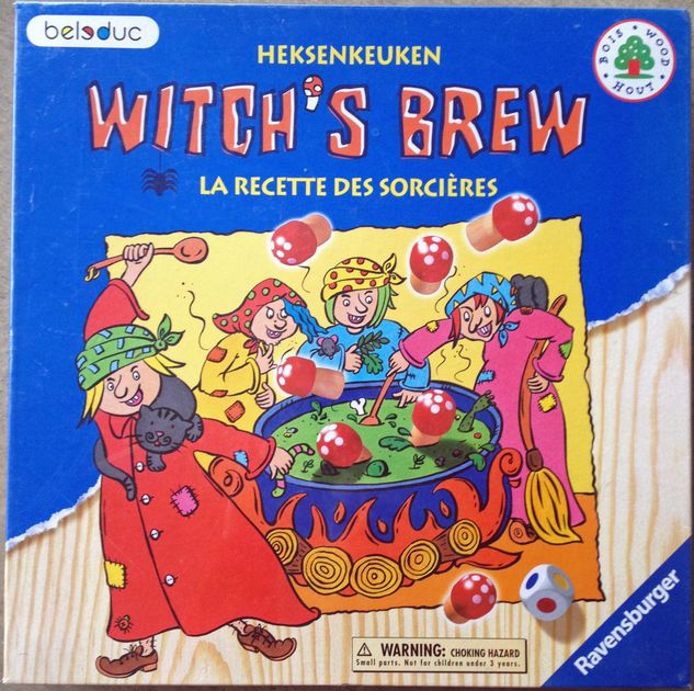 Lot of 5 Replacement Ravensburger Witch's Brew Game Mushroom Playing Pieces 