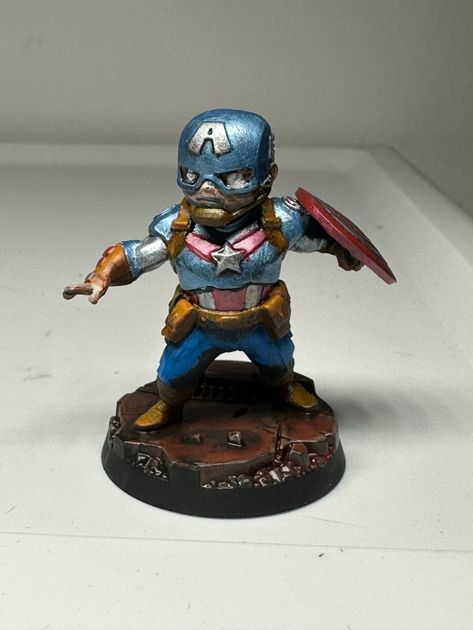 Kiki's Miniatures Mania – Come Dipingere Marvel United – Capitan America –