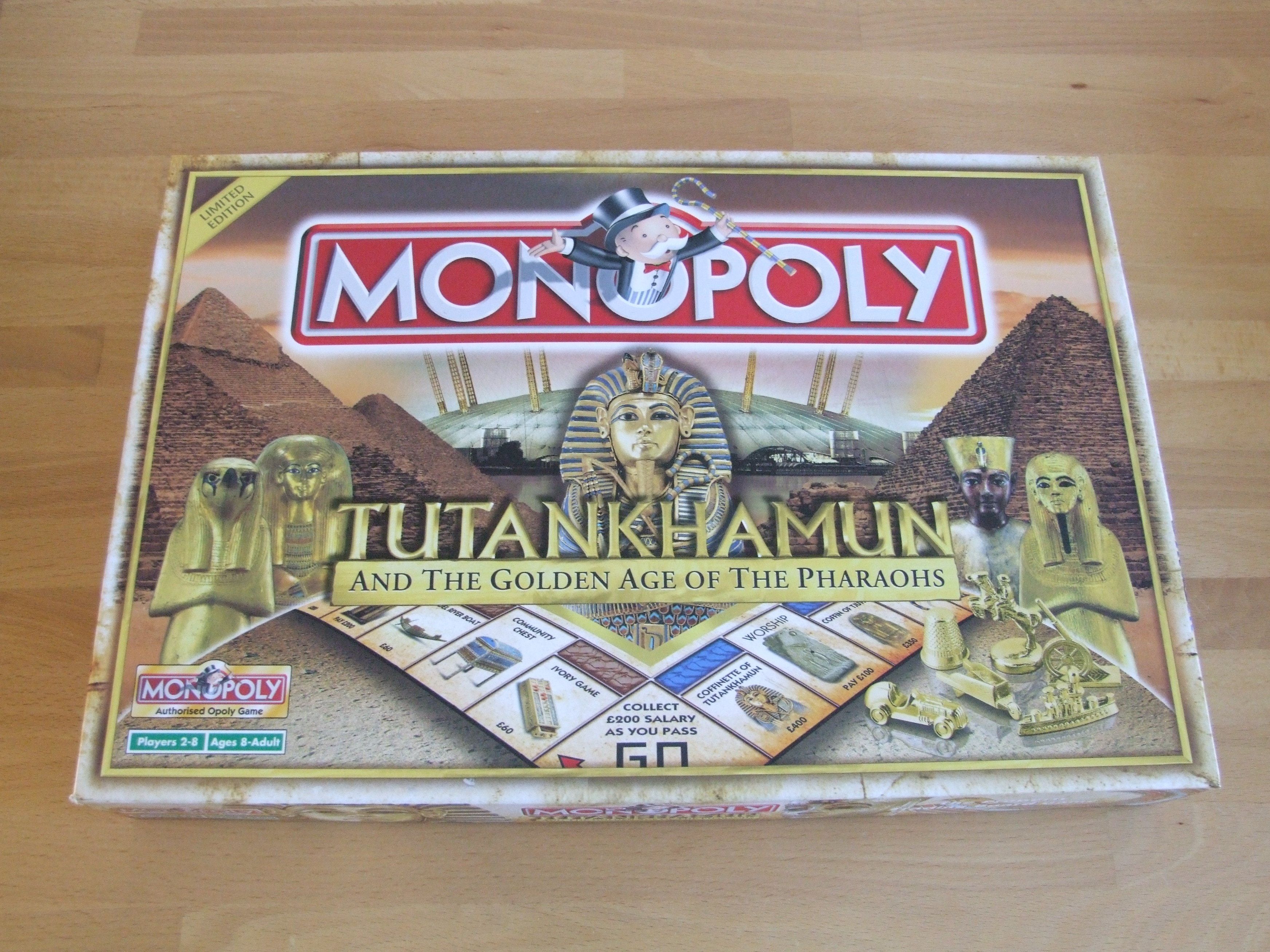 Monopoly: Tutankhamun and The Golden Age of the Pharaohs cover art