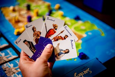 Dettaglio della mappa e dei segnalini punteggio