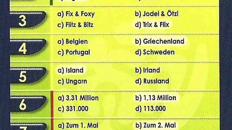 Euro 2008 Giga Quiz Fussball