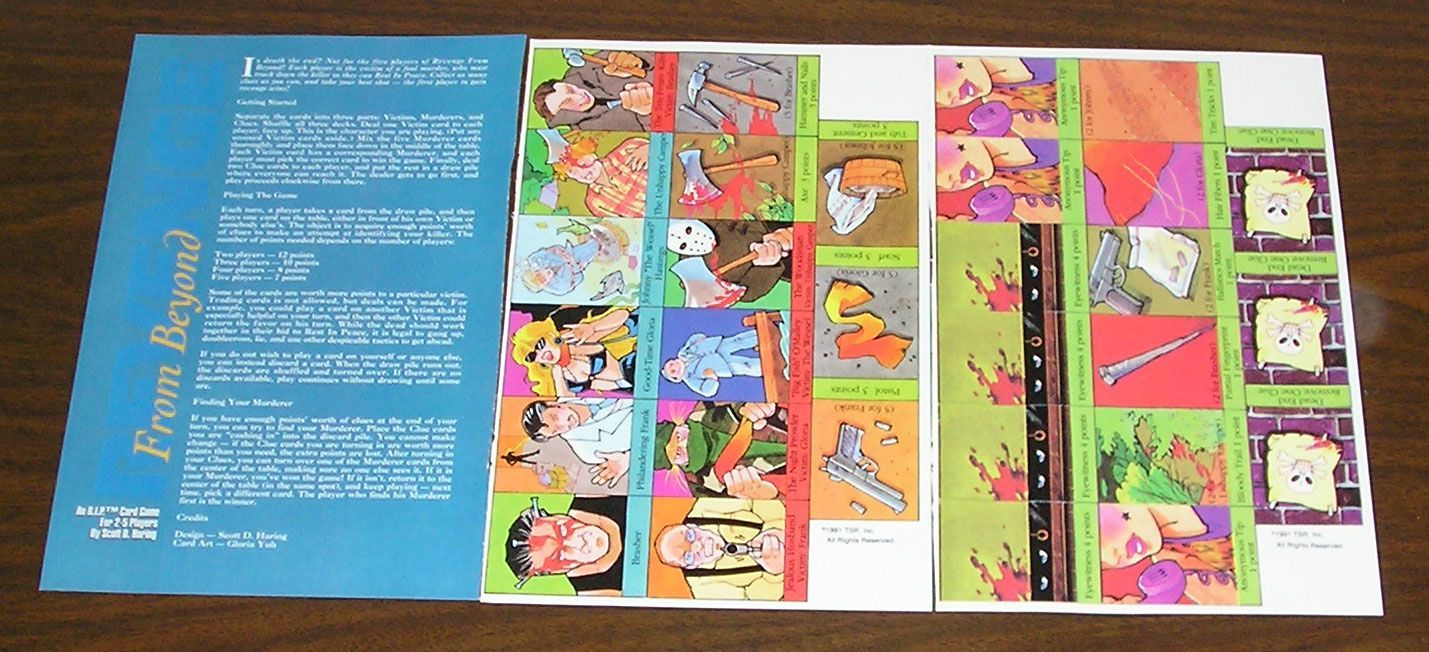 Revenge From Beyond, An R.I.P. Card Game