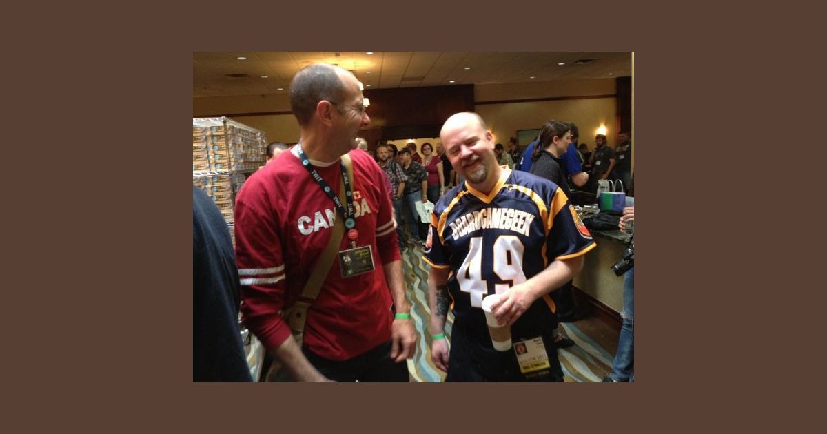 Ran into Derk at reg YAY and my registration swag BGGgirl (a.k.a