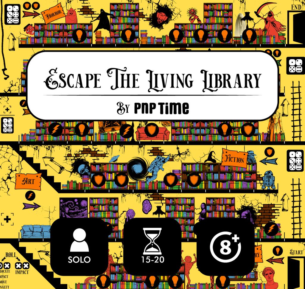 New PNP game alert! | Escape the Living Library | Escape the Living Library