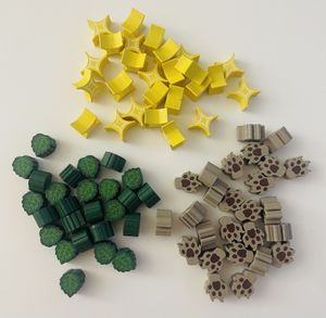 Cat Packs: Wooden Deluxe Token Set
