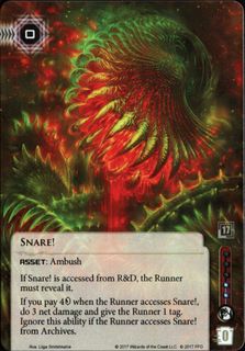 Android: Netrunner – Alternate Art Snare!
