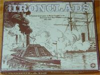 Board Game: The Ironclads: A Tactical Level Game of Naval Combat in the American Civil War 1861-1865