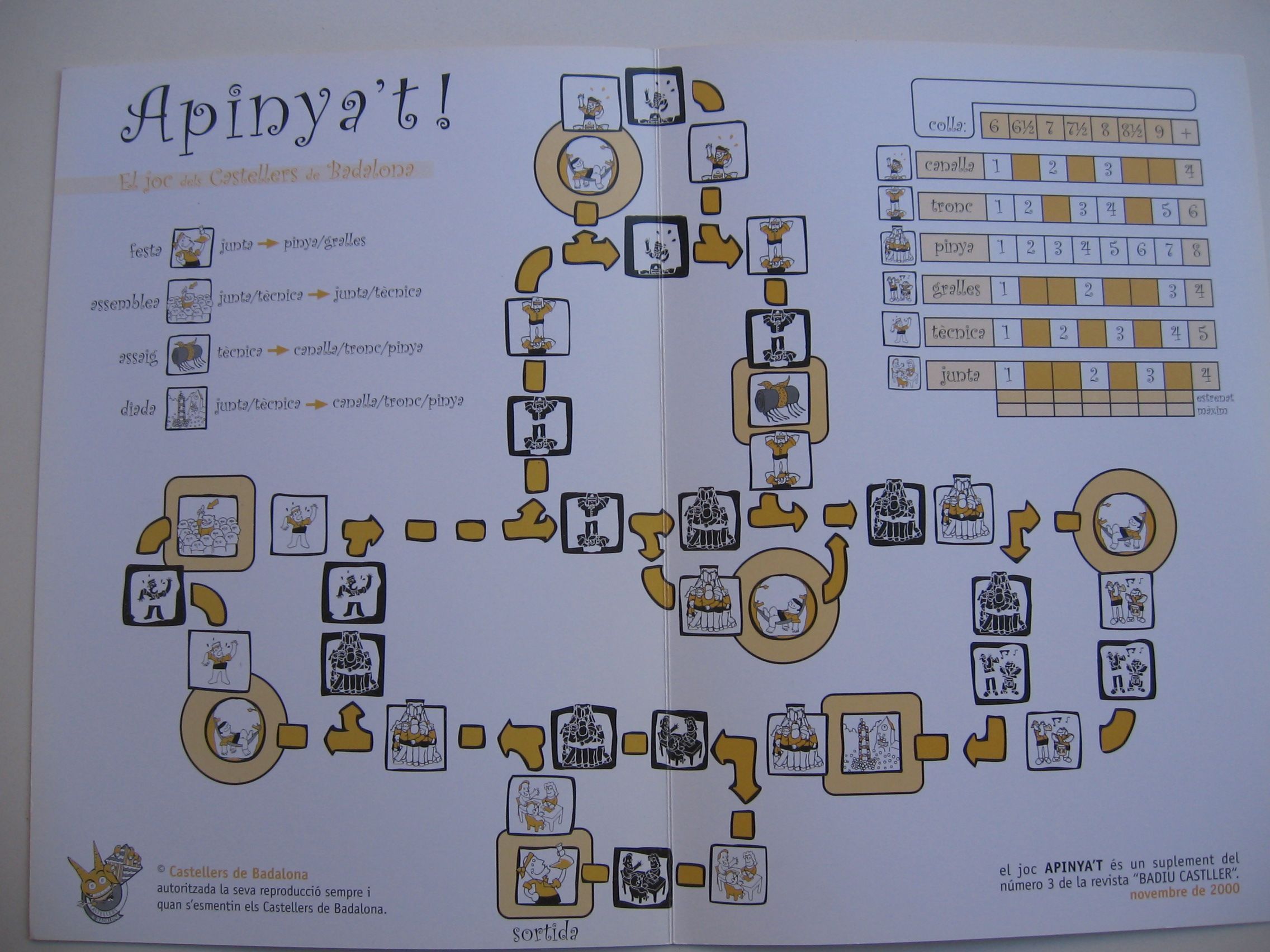 Apinya't: El Joc dels Castellers de Badalona