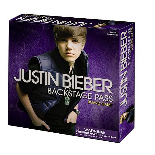 Justin Bieber Backstage Pass Game box art