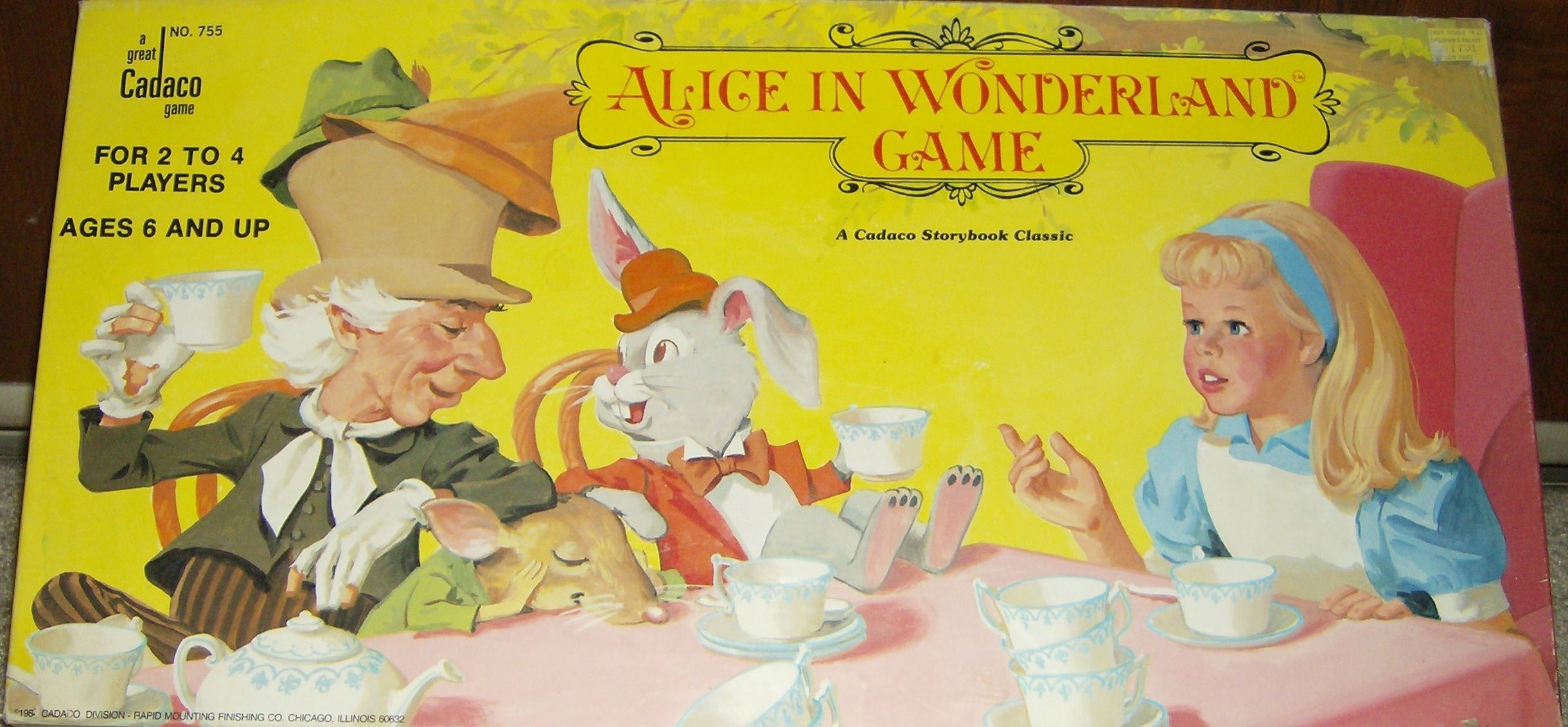 Alice in Wonderland Game box art