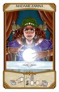 Holmes: Sherlock & Mycroft – Madame Zarina Promo Card