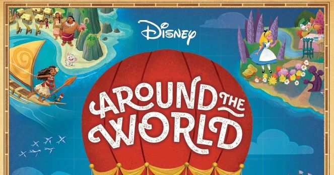 Ravensburger Disney Around The World Board Game for Kids Age 4 Years Up - 2  to 4