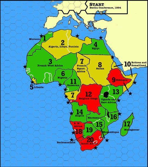 Scramble For Africa Board Game Boardgamegeek