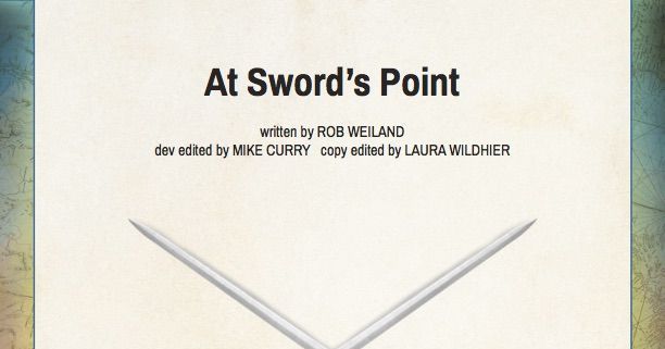 At Sword's Point | RPG Item | RPGGeek