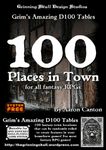 RPG Item: 100 Places in Town for all Fantasy RPGs