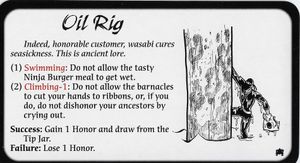 Ninja Burger: Oil Rig