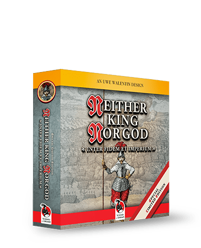 Neither King Nor God LTD pilot edition box art