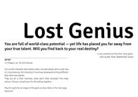 RPG Item: Lost Genius