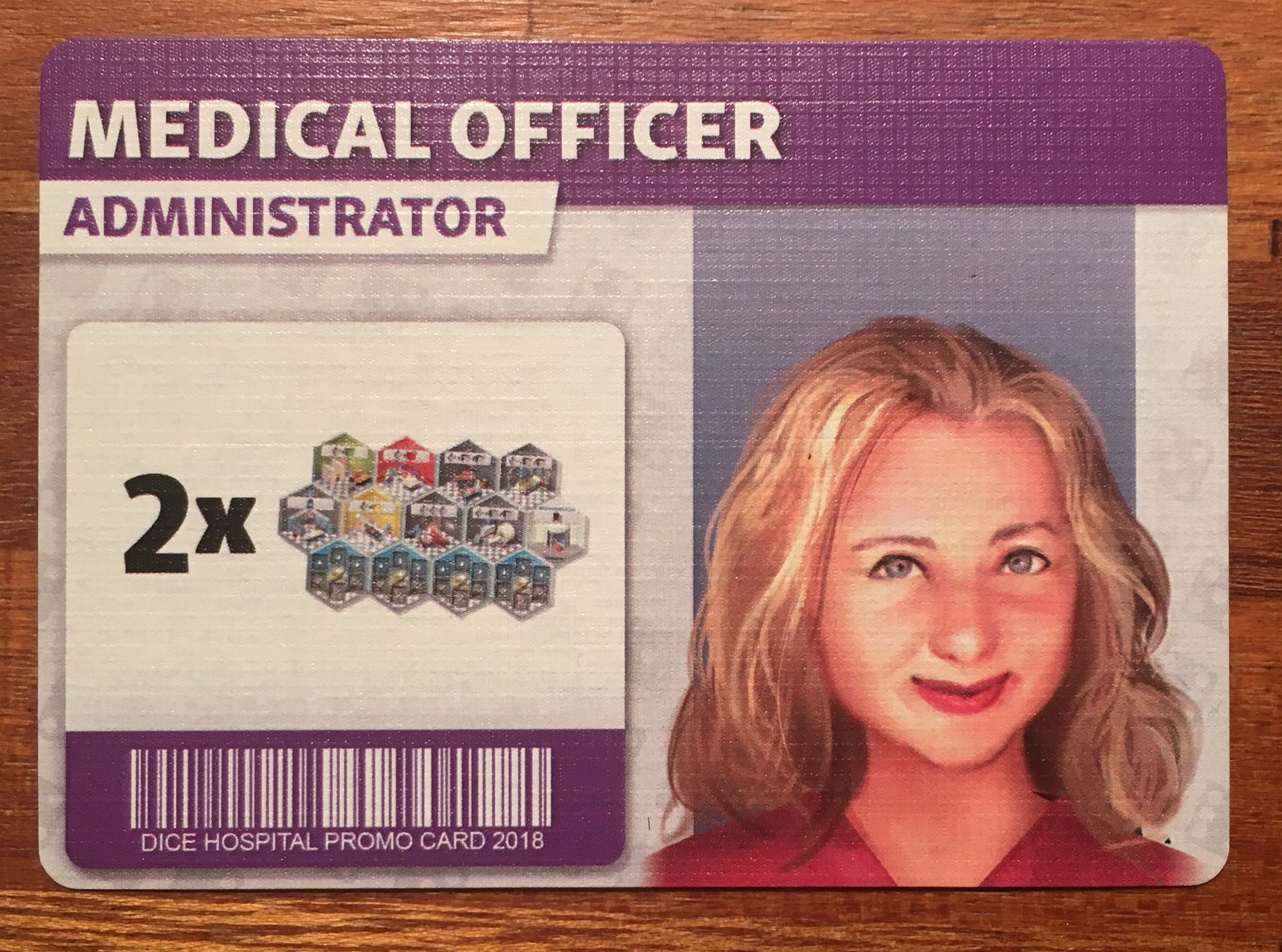Dice Hospital: Medical Officer Administrator Promo Card