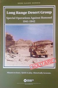 Long Range Desert Group: Special Operations Against Rommel 1941-1942 box art