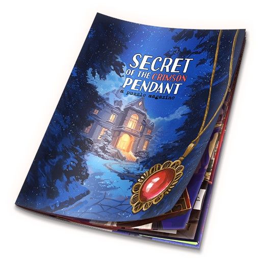 Cover art for Secret of the Crimson Pendant: A Puzzle Magazine