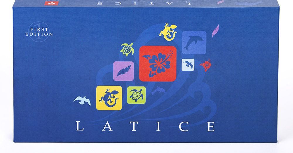 Latice Hawaii Award Winning Board Game 2019 Brent Vincent Ages 8+ MINT  CONDITION