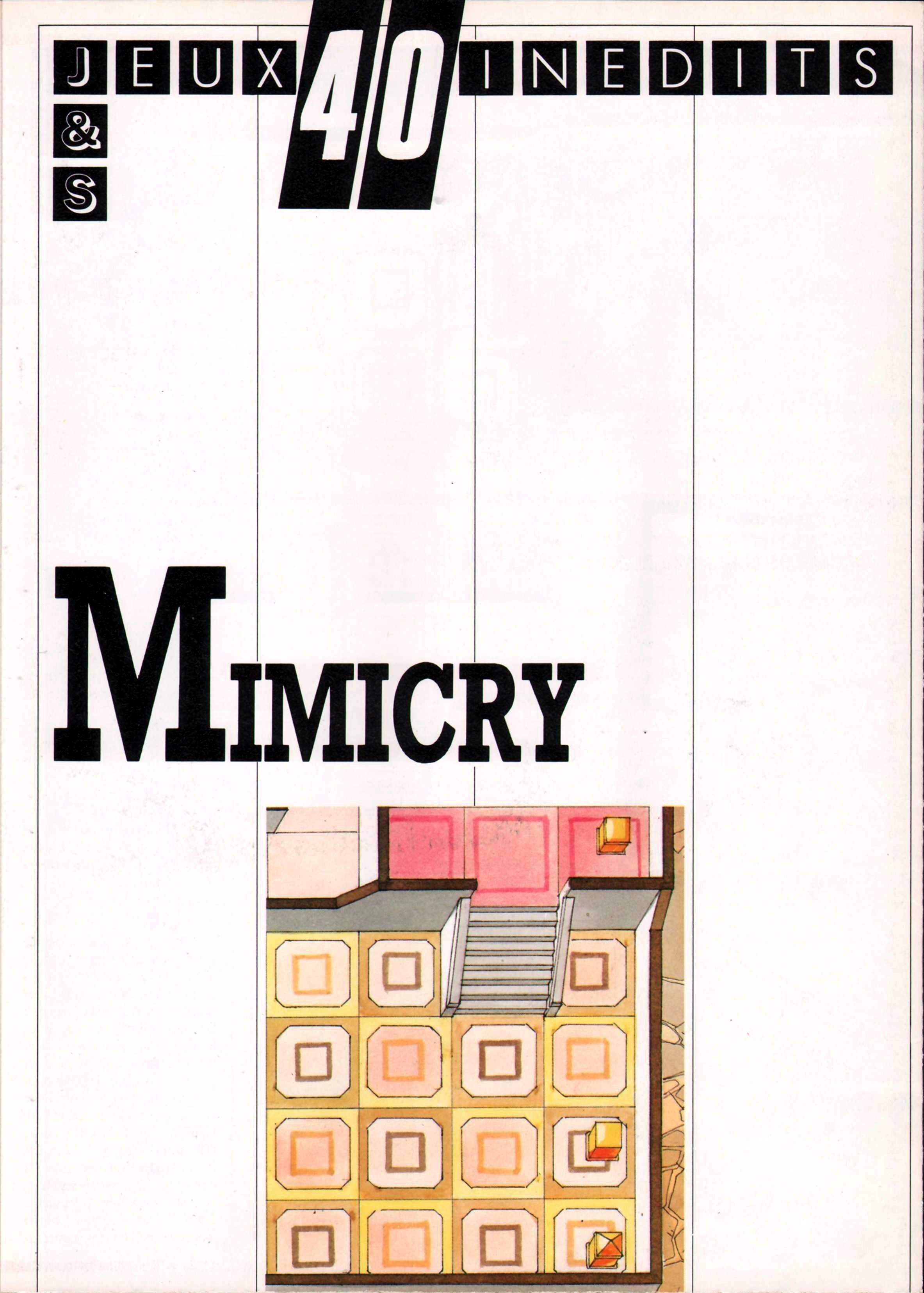 Mimicry cover art