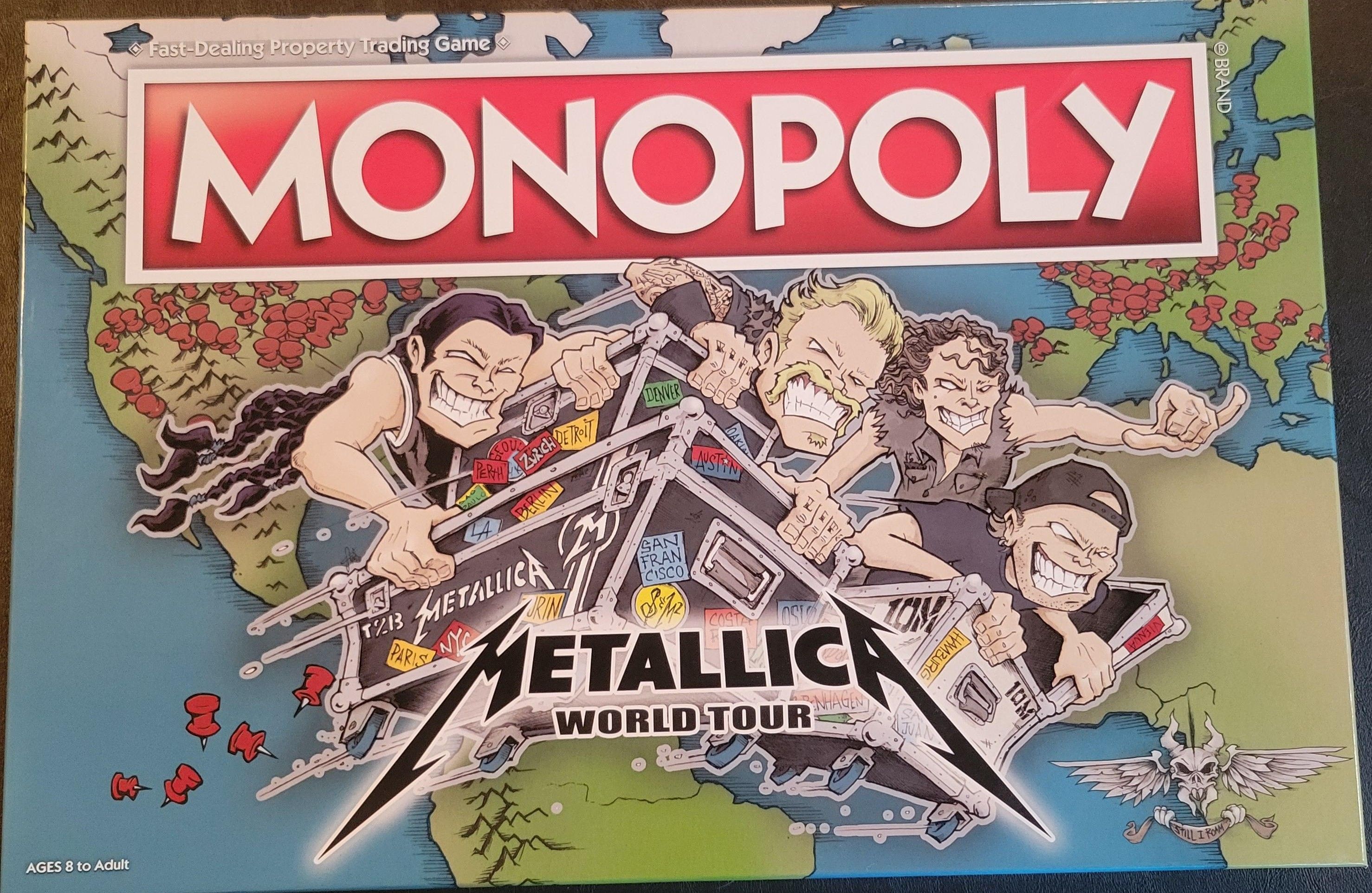 Monopoly: Metallica World Tour box art